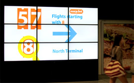Gatwick Airport Digital Signage Animation