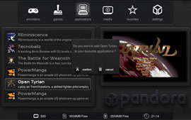 Pandora Handheld Console PMenu UI Magnetite Skin