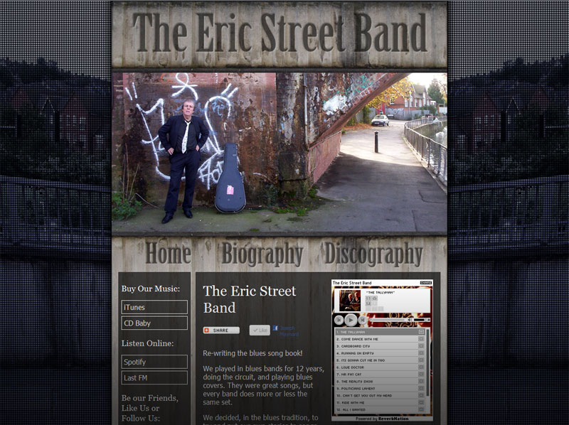 The Eric Street Band Website
