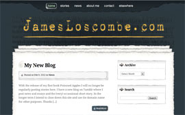 James Loscombe Author Website