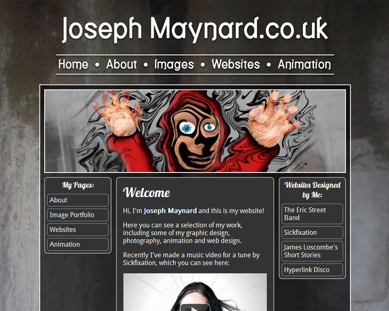 Joseph Maynard 2010 Website