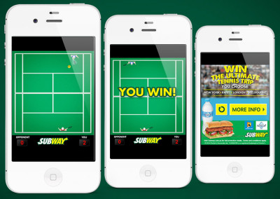 Subway Tennis Game