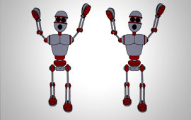 Dancing Robot Flash Animation