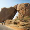 Rock formations in the ruins of Vijayanagara, Hampi, India