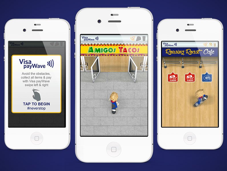 Visa payWave Skate Game