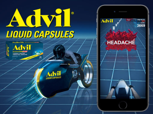 Advil Liquid Capsules Racing Game