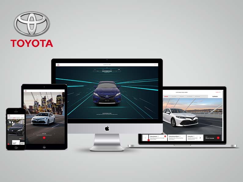 Toyota Camry WebGL Configurator